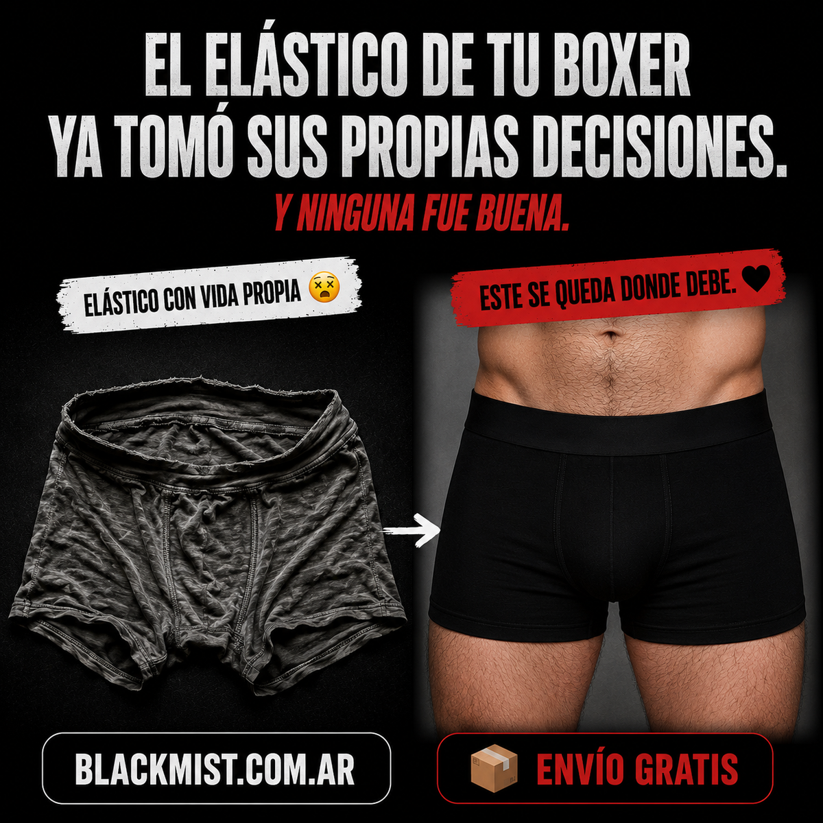 Boxer Blackmist Pima